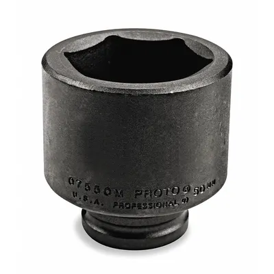 Soket Impact PROTO: Ukuran Penggerak 3/4 in, Metrik, Ukuran Soket 46 mm, 6-Point, Std - 3/4" Drive Impact Sockets