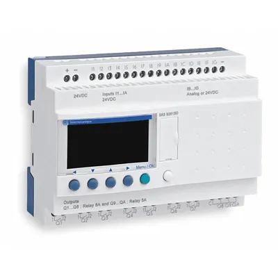 SCHNEIDER Relai Cerdas Modular: (16) Resistif, (10) Relai - Schneider Zelio Series Smart Relays