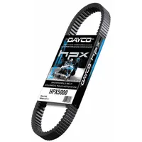 DAYCO HPX5004 is a cogged V-belt from the HPX Series, featuring aramid reinforcing cord material and a 26° angle. With a thickness of 9/16 in, this belt is designed for industrial power transmission applications, providing high load capacity and flexibility for machinery drives