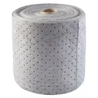 CONDOR Sorbent Roll: Gray, Polypropylene, 150 ft Roll Lg, 15 in Roll Wd, Bale (MPN 35ZR23)