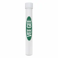This hydrometer case is constructed from PVC and has an overall height of 13 3/8 inches. It is designed to protect glass hydrometers during storage and transport in laboratory, brewery, and industrial fluid-testing settings