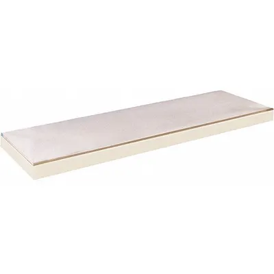 HALLOWELL Rak Tanpa Baut: 48 in x 36 in, Kapasitas Beban 400 lb, Papan Partikel, Cokelat Muda - Particleboard Decking Shelf Kits for Boltless Shelving