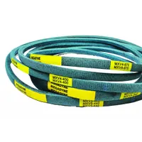 MXV4 section V-belt with 120 in outside length, 1/2 in top width, and 5/16 in thickness. Bare back fabric construction. Used in outdoor power equipment such as riding mowers and garden tractors for power transmission
