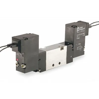 ARO Katup Kontrol Udara Solenoida: Empat Arah / Dua Posisi, Badan Terpasang di Basis - ARO Sierra Series Directional Control Valves