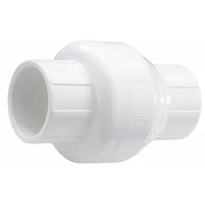 Katup Periksa Ayun NDS: Ayun, Badan Katup Sejajar, Ukuran Pipa 1/2 in, IPS x IPS - PVC Inline Swing Check Valves