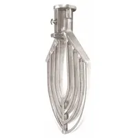 This 80 qt capacity beater attachment is designed for commercial mixing applications. It is compatible with HL800C mixers and also fits HL1400, HL1400C, HL1400N, and HL800 models. Used for mixing batters, doughs, and other heavy mixtures in food processing and industrial kitchens