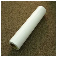 White polyethylene film, 36 inches wide by 500 feet long. Fire retardant formulation for temporary floor protection during construction, renovation, or maintenance activities. Shields carpets and finished floors from dirt, paint, and physical damage
