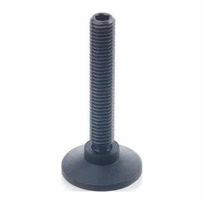JW WINCO Dudukan Perataan Ujung Pria: Stud Berputar, Ukuran Ulir M12, 25 mm - Swivel Male Leveling Mounts