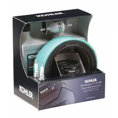 Maintenance kit for KOHLER engines, compatible with model CH641-3020. Includes components for routine servicing of small engines used in outdoor power equipment such as lawn tractors, generators, and industrial machinery.