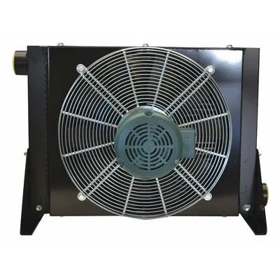 AKG Air Cooled Aftercooler: 100 hp Max Compressor Output Power, 785 cfm, 208-230/460V AC - Fan Powered Compressed Air Aftercoolers