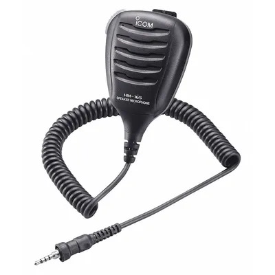 ICOM Speaker Microphone: Fits Icom, For M34/M36/M93D/M94D Series, 12 in Cord - ICOM-Compatible Microphones & Speakers