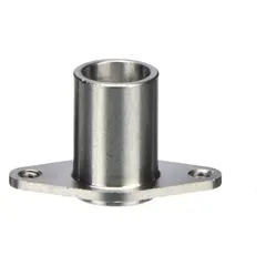 Diamond-shaped receptacle for 5/16 in diameter quick-release pins. Provides a secure mounting point in fixturing, tooling, and equipment assembly applications where rapid disconnection and locking are required.