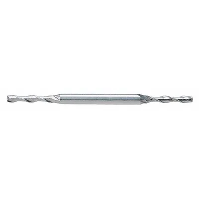 YG-1 Square End Mill: High Speed Steel, Double End, 2 Flute, 1/8" Mill Dia, 3/4" LOC - Double-End High-Speed Steel Square End Mills