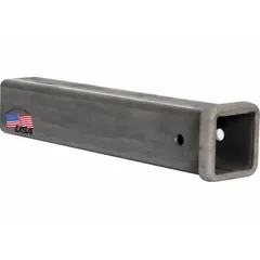 This receiver tube is constructed from carbon steel and features a 3-inch compatible hitch size. With an overall length of 18 inches and overall width of 3 inches, it is designed for use in towing applications where a standard receiver tube is required.