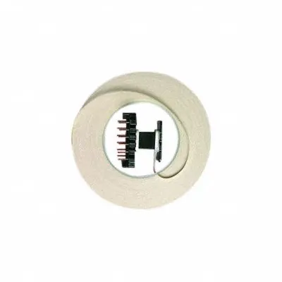 Selotip Listrik 3M: 1 in Wd, 90 yd Lg, 5.25 mil Thick, Polyester Film, Rubber - Abrasion-Resistant Electrical Tape