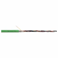 CHAINFLEX Measuring System Cable: (3) Shielded Twisted Pr 26 AWG (0.14)/(2) SC 20 AWG (0.50), Green (MPN CF11-002-D)
