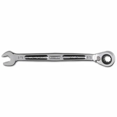 Kunci Kombinasi PROTO: Baja Paduan, Krom Poles Penuh, Ukuran Kepala 5/16 in - SAE Spline Ratcheting Combination Wrenches