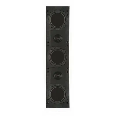 PHASETECH Speaker: Passive, 2-Way, 4 ohm Impedance, 8 1/4 in Overall Wd, 31 1/4 in Overall Ht - Wall-Mount Speakers