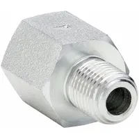 PARKER Metal Pipe Straight: 3/4 in x 1 1/4 in, Male NPT Threaded x Female NPT Threaded, 2,500 psi (MPN 1-1/4 X 3/4 FG-S)