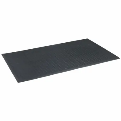 WEARWELL Interlocking Antifatigue Mat Tile: Interlocking Antifatigue Mat End Tile (Female) - Wearwell Rejuvenator Runner Interlocking Mat System