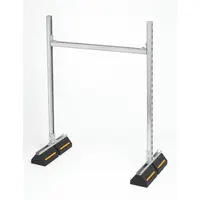 DURA-BLOK Duct Support Block: Rubber Base, Electroplated Cast Iron, 26.75 in Overall Lg (MPN DB2948DS)
