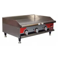 Manual Gas Griddle: Gas, Manual, 35 1/2 in x 19 1/2 in Cooking Surface (MPN GGM-36S)