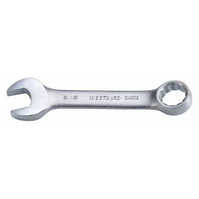 WESTWARD Kunci Kombinasi: Baja Paduan, Satin, 9/16 in Ukuran Kepala, 4 3/8 in Panjang Keseluruhan - SAE 12-Point Combination Wrenches