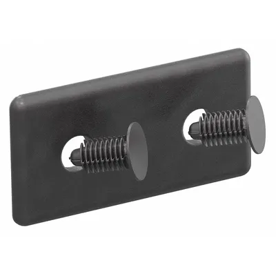 80/20 Tutup Ujung: Seri 40, Metrik, 80 mm x 5 mm x 80 mm, Hitam, ABS, Penutup Debu - End Caps