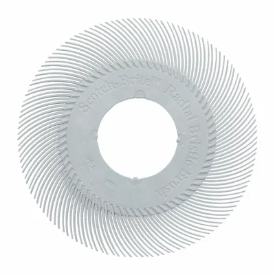 SCOTCH-BRITE Sikat Bulu Radial Presisi (MPN 7100374712). Spesifikasi utama — Merek: SCOTCH-BRITE. - Deburring & Cleaning Radial Bristle Brushes for All Metals