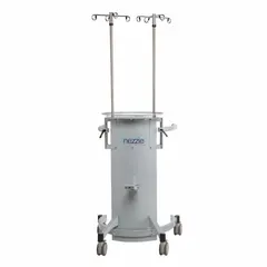 Cart IV pole with 4 hooks, constructed from steel. Designed for supporting intravenous therapy and patient mobility in healthcare and industrial settings.