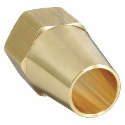 Mur Sambungan Flare PARKER: Ukuran Sambungan 1/2 in OD, Flare, Kuningan - Standard Brass 45-Degree Flare Tube Fittings