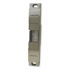 This electric strike combines cylindrical and mortise functionality for access control on commercial doors. Stainless steel construction, 9 in height, 24V input voltage, heavy-duty rating.