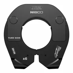 Steel press ring for use with NIBCO extended press tools on 3-inch copper pipe. Designed exclusively for extended tool types to form secure joints in piping systems.