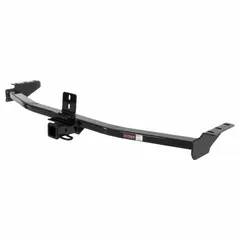 CURT Class III trailer hitch for Honda MDX. Carbon steel construction with powder-coated finish. Gross trailer weight capacity 3,500 lb, gross vehicle weight capacity 3,500 lb. No drilling required for installation. Suitable for towing trailers, boats, or cargo carriers within rated capacity.