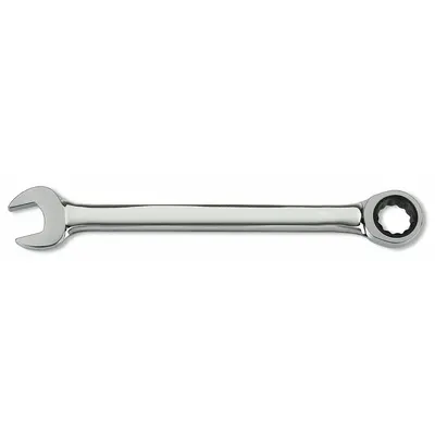 WESTWARD Kunci Kombinasi: Baja Paduan, Krom, Ukuran Kepala 1 3/4 in, Panjang Keseluruhan 24 1/8 in - SAE 12-Point Ratcheting Combination Wrenches