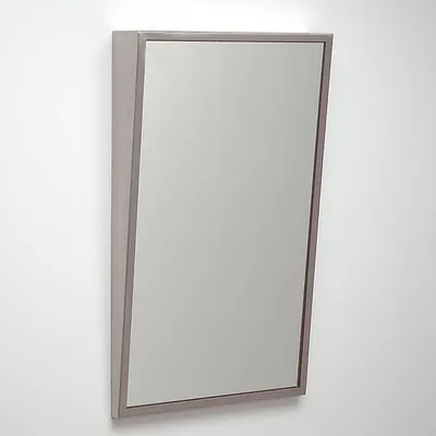 SEE ALL INDUSTRIES Cermin Kamar Mandi: Persegi Panjang, Kaca, 36 in Tinggi Keseluruhan, 24 in Lebar Keseluruhan - Tamper-Resistant Bathroom Mirrors