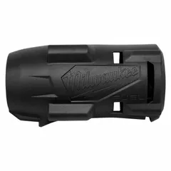 Protective boot designed to fit MILWAUKEE impact wrenches. Helps shield the tool housing from impacts, scratches, and debris during use and storage. Absorbs shocks to reduce wear on the tool.