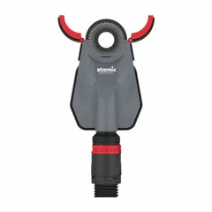 On-surface vacuum attachment for drilling applications. Connects to a separate HEPA vacuum for dust collection. Maximum diameter 6 5/8 inches. Captures dust at the source during overhead or wall drilling.
