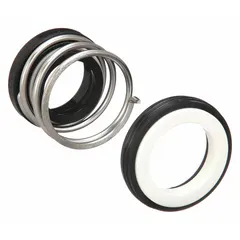 Mechanical seal for HOSHIZAKI ice machines. Prevents water leaks between the rotating shaft and stationary housing. Used in commercial ice makers for reliable water-tight operation.