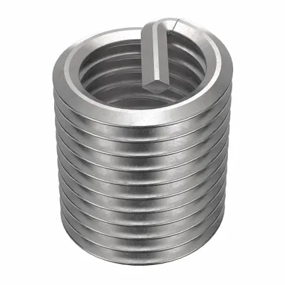 HELI-COIL Sisipan Heliks: Gaya Tang Berlekuk, Bebas Berputar, Ukuran Ulir M16-2.00, Polos - Free-Running Tanged Helical Inserts