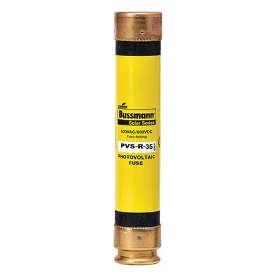 BUSSMANN Sekering Surya: Seri PVS-R, Kerja Cepat, 35 A - Fast-Acting Cylindrical Fuses