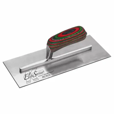 Sekop Plester KRAFT TOOL: Bahan Bilah Baja Karbon, Bentuk Bilah Persegi - Square-End Finishing Trowels
