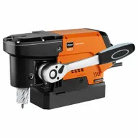 SLUGGER BY FEIN Drill Press: 130 RPM – 660 RPM, Electric Magnet, 1 3/8 in Drill Travel, 120V AC (MPN JMC MAGFORCE 90 LB-SET/N09 120V60H)
