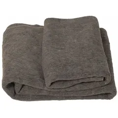 This reusable blanket is made of polyester and measures 54 inches wide by 84 inches long. The gray color helps conceal stains between launderings. Suitable for patient comfort and warmth in healthcare settings.