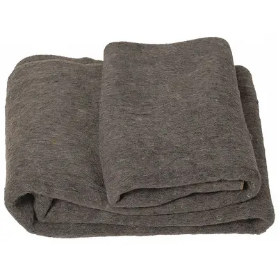 MEDSOURCE Selimut: Poliester/Wol, Abu-abu, 54 in Lebar - Wool Reusable Blankets