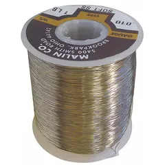Annealed 18-gauge baling wire on a 166-foot spool. 0.048-inch diameter wire for bundling and securing materials in baling applications. Suitable for manual or automatic baling equipment.