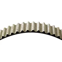 Timing belt for synchronizing camshaft and crankshaft rotation in automotive engines. Features a metric V-belt profile, 2248 mm effective length, and fiberglass reinforcing cord for precise power transmission