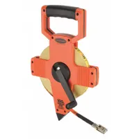 KESON Long Tape Measure: Manual, OTR-1810-100, SAE/Engineers Scale, 100 ft, 1/8 in, Plastic, Manual