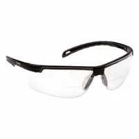 PYRAMEX Reader Safety Glasses: Clear Lens Color, Wraparound Frame, H2MAX Anti-Fog, Bottom, +2.50 (MPN SB8610R25TM)