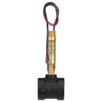DWYER Liquid Flow Switch: Paddle, 1/2 in/1/4 in/2 in/3/8 in For Pipe Size, Brass, 1 1/2 in NPT, NPT (MPN V6EPB-B-S-5-MI)